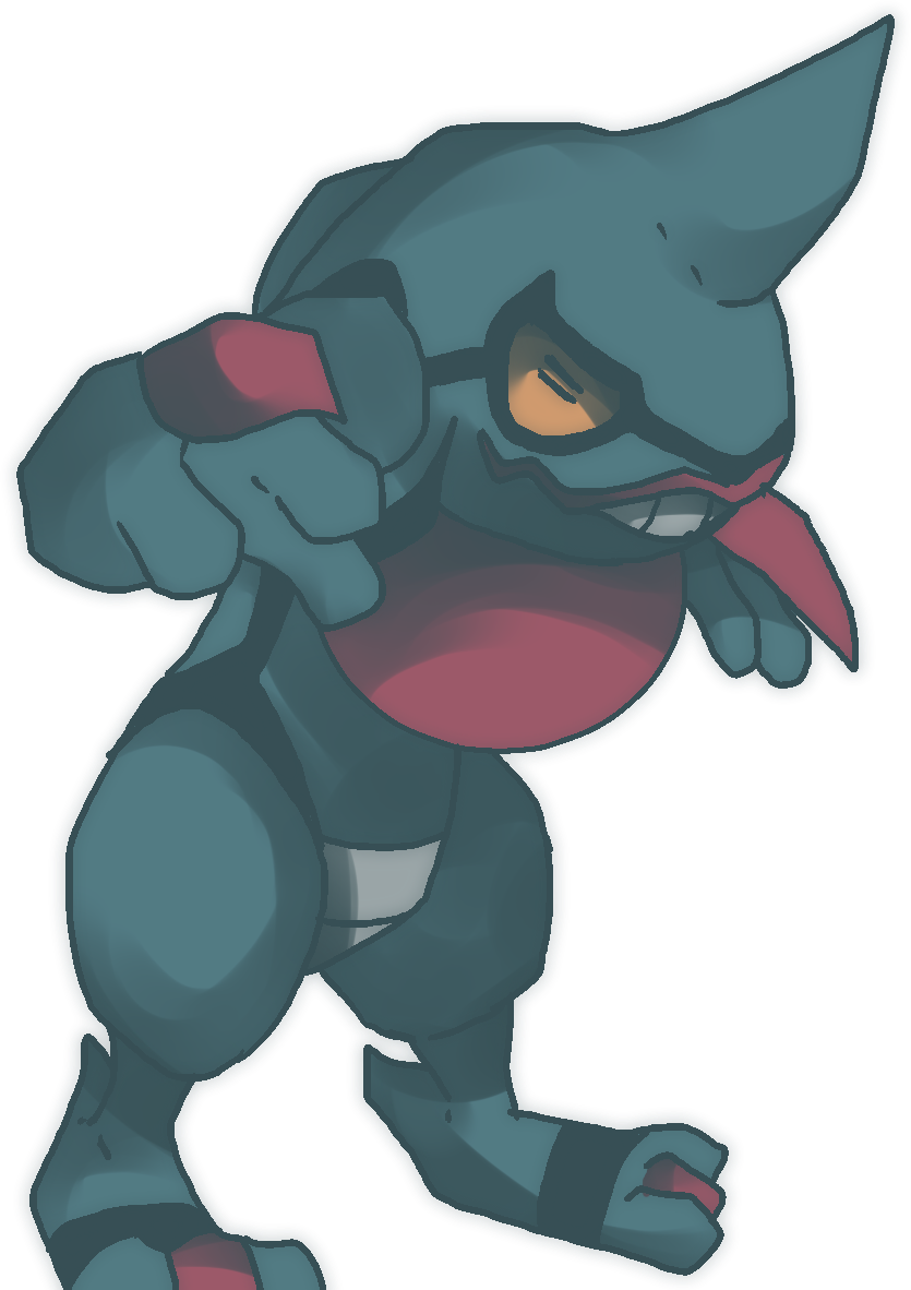 Toxicroak Pokemon PNG Image