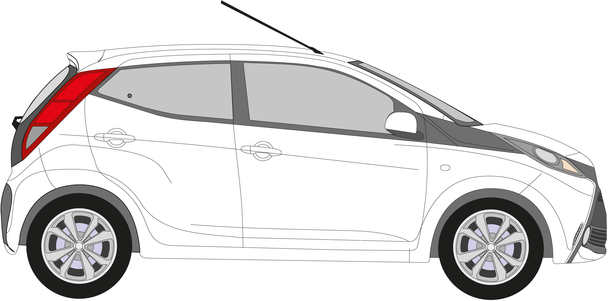 Toyota Aygo PNG Isolated Pic