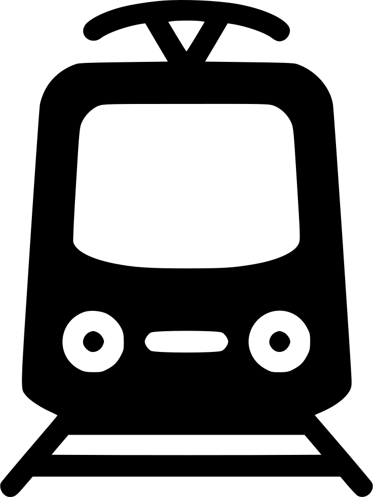 Tram PNG Isolated Transparent HD Photo