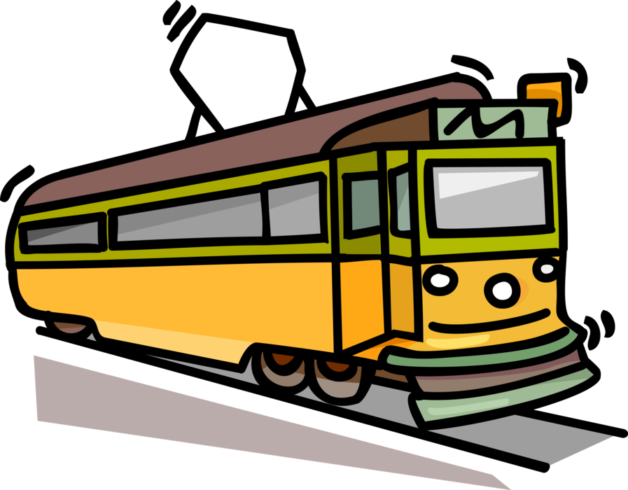 Tram Transparent Isolated Images PNG