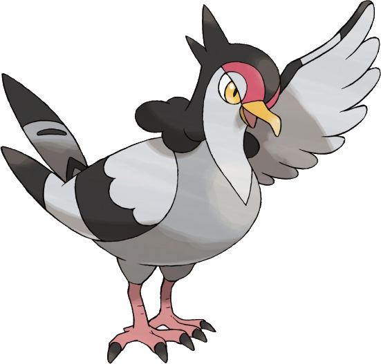 Tranquill Pokemon PNG Isolated Pic