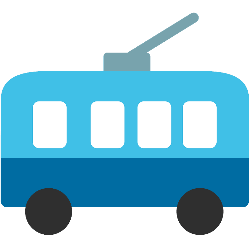 Trolleybus PNG Background Image