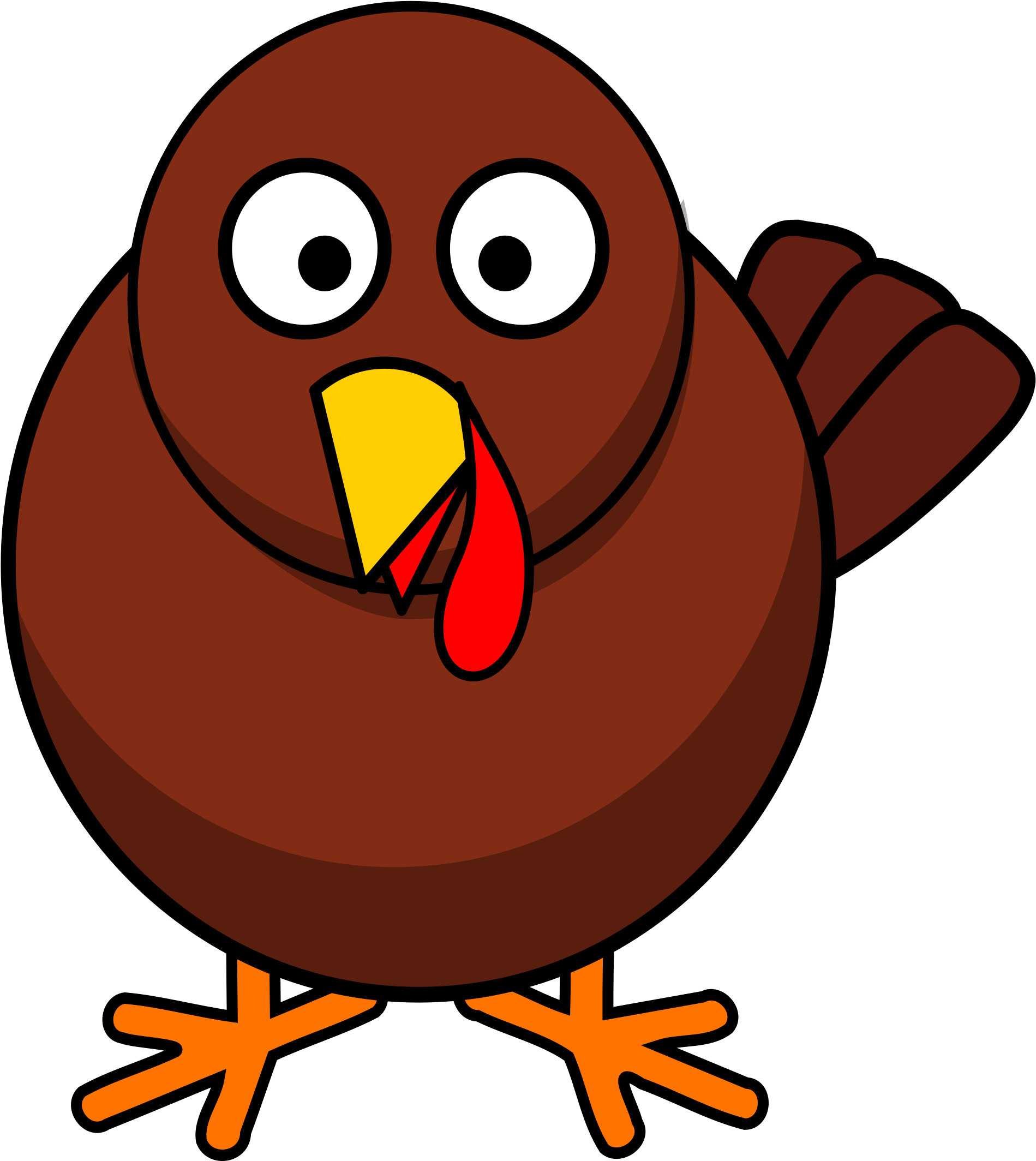 Turkeys PNG Isolated File