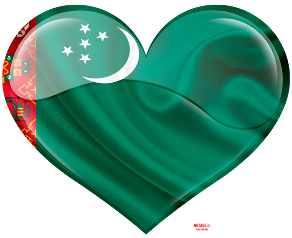 Turkmenistan Flag PNG Photo