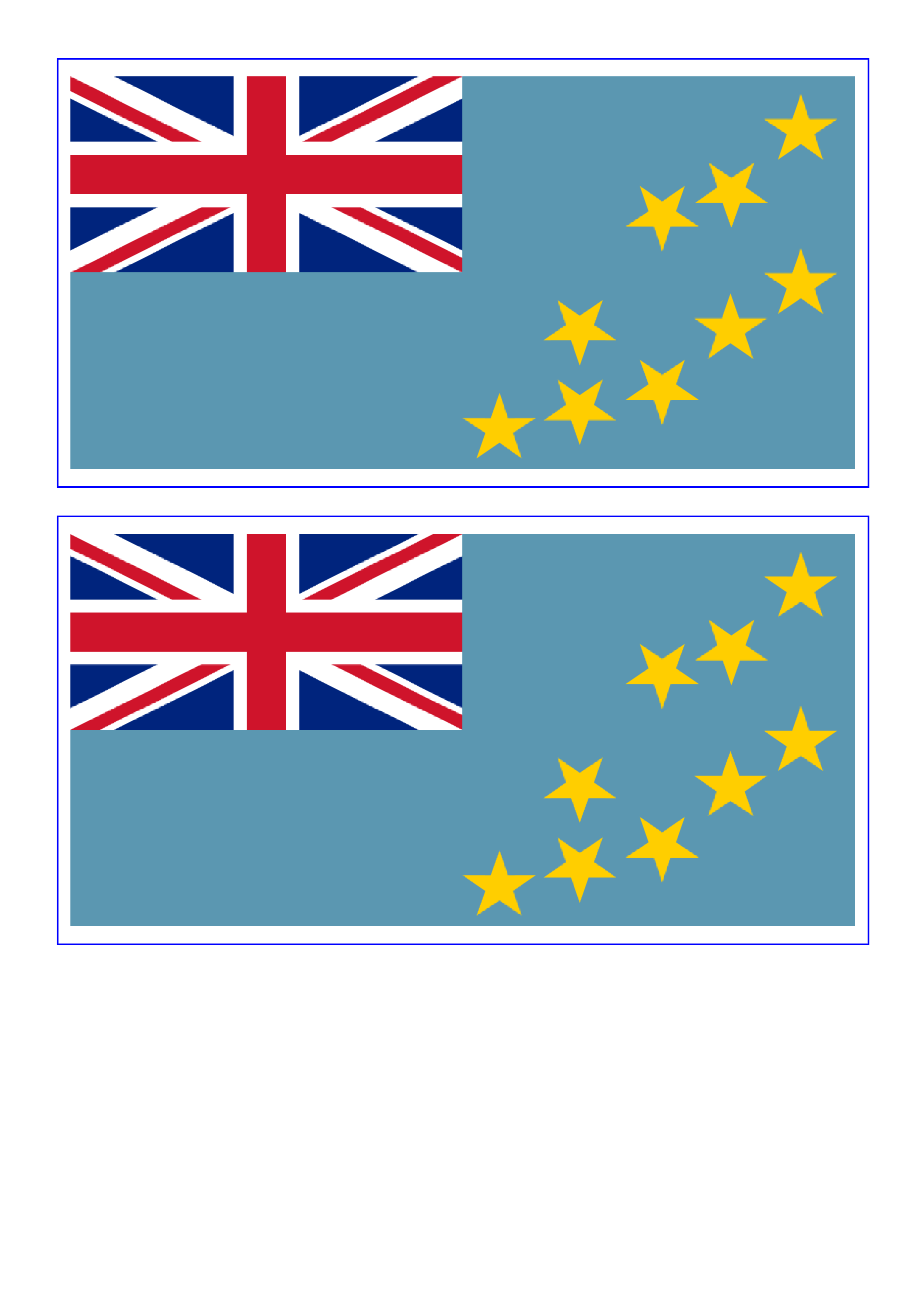 Tuvalu Flag PNG Clipart
