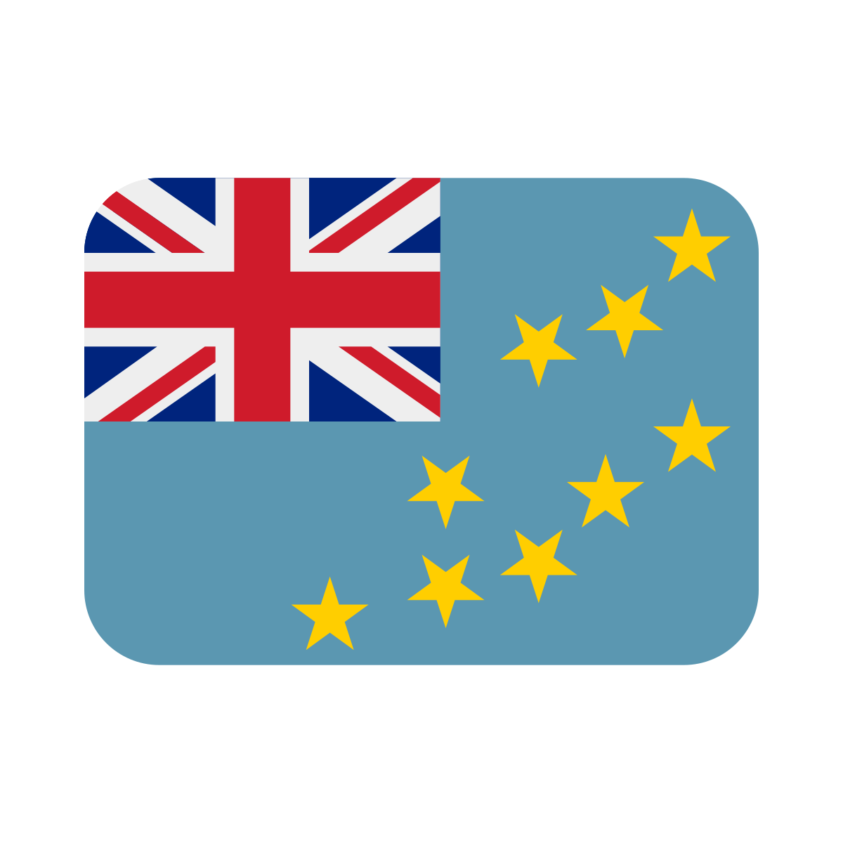 Tuvalu Flag PNG Isolated File