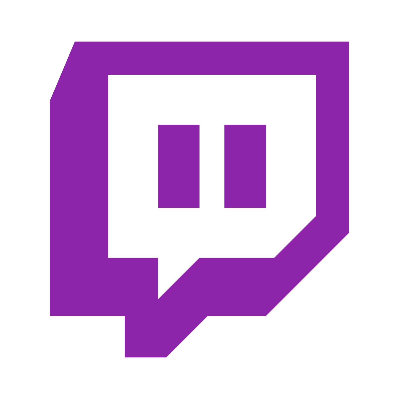 Twitch Logo Background Isolated PNG