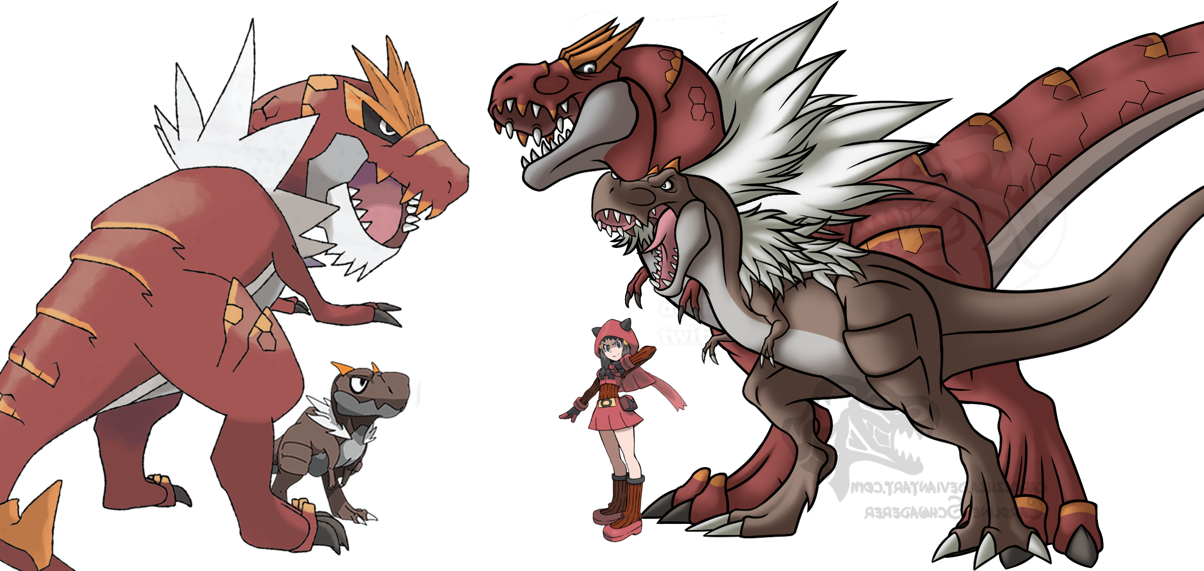 Tyrunt Pokemon PNG Isolated Photos