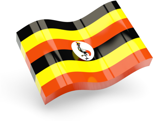 Uganda Flag PNG Isolated File