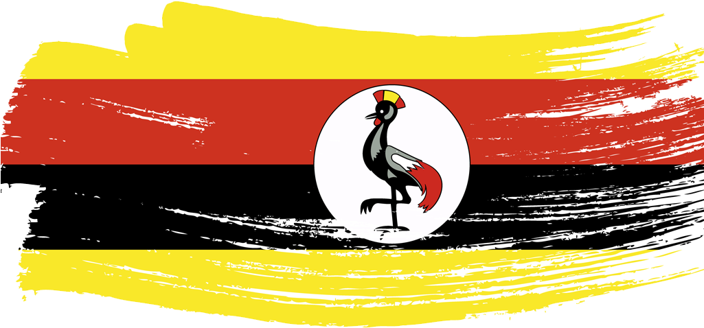 Uganda Flag PNG Isolated Image