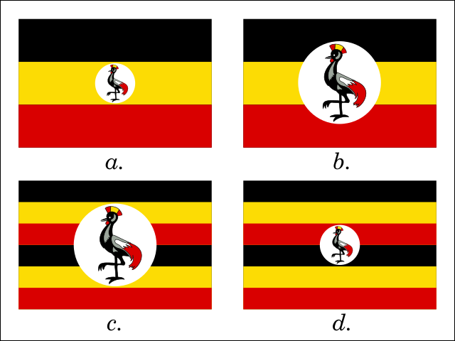 Uganda Flag PNG Isolated Photo
