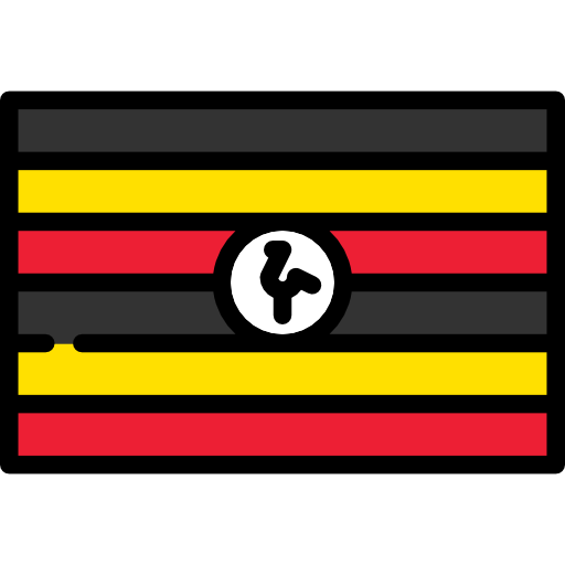 Uganda Flag PNG Pic
