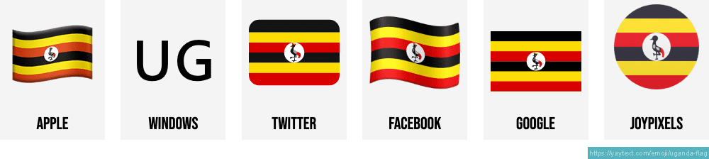 Uganda Flag Transparent PNG