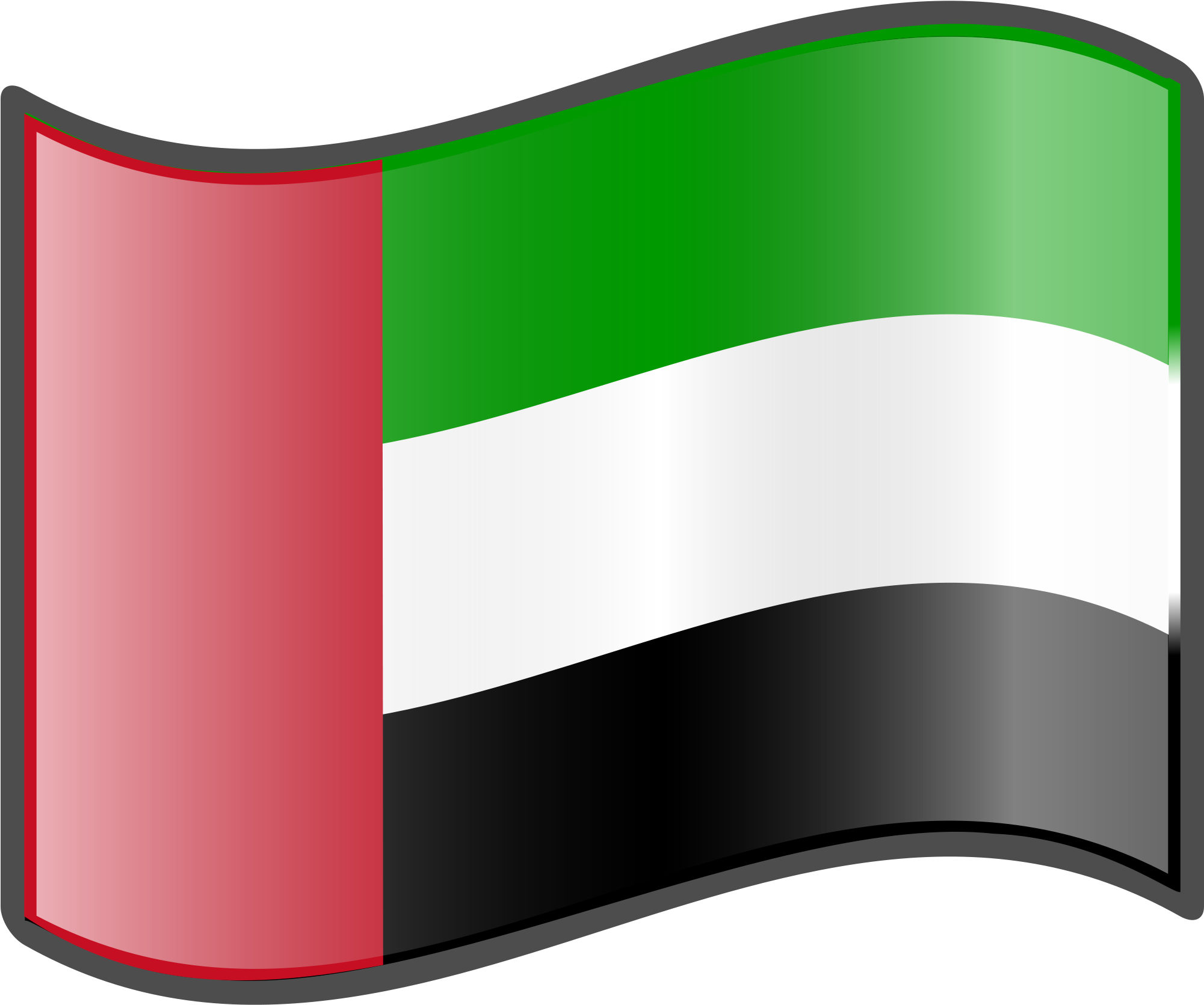 United Arab Emirates Flag PNG Isolated Photos