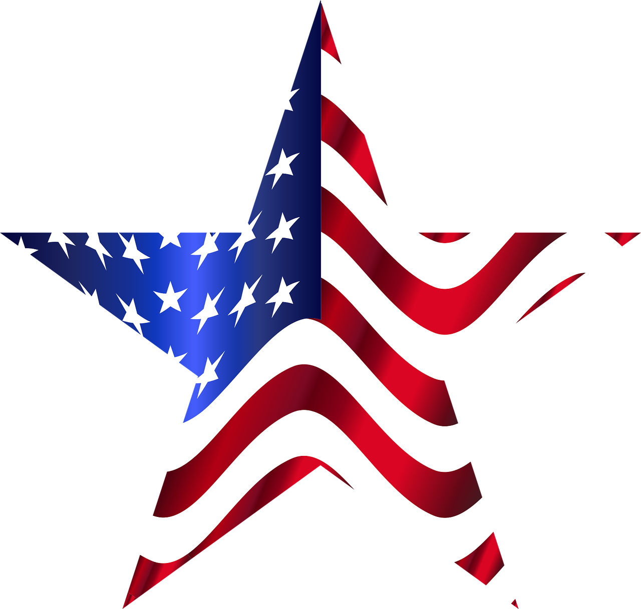 United States Of America Flag PNG Clipart