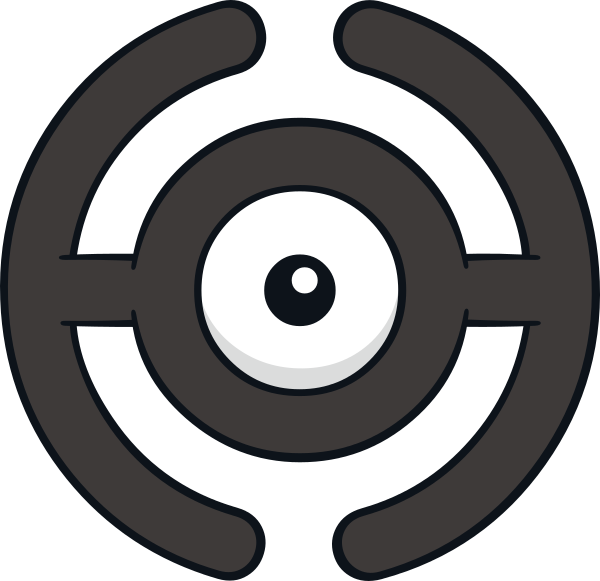 Unown Pokemon PNG Isolated HD Pictures