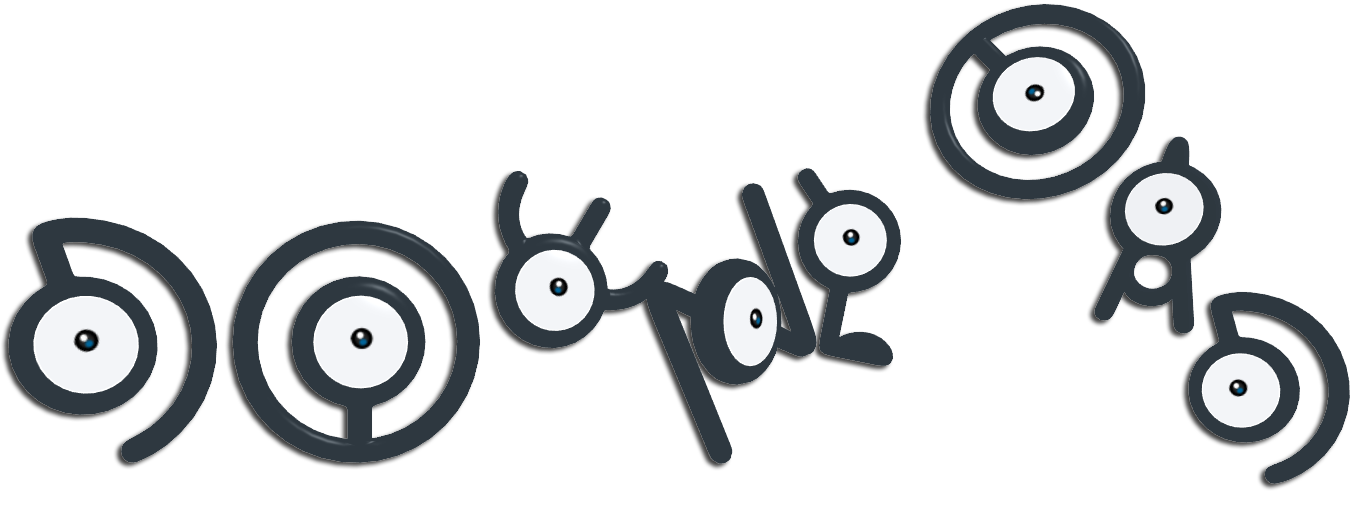 Unown Pokemon PNG Isolated Image