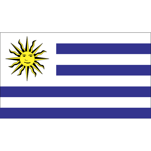 Uruguay Flag PNG Photo