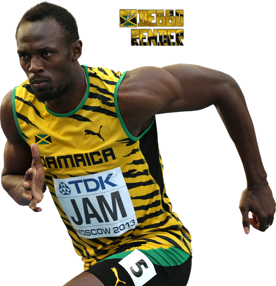 Usain Bolt PNG Isolated File