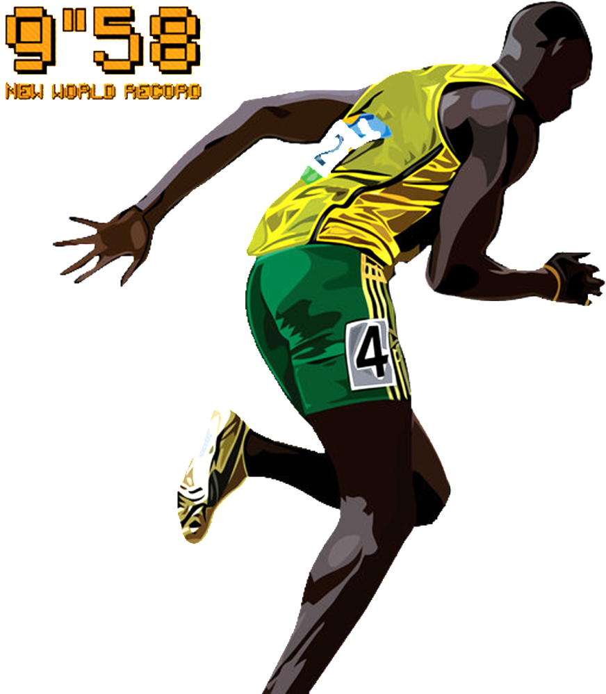 Usain Bolt PNG Isolated HD