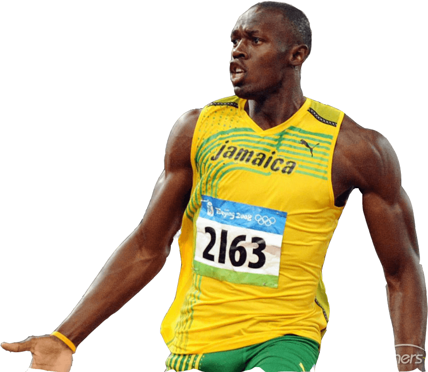 Usain Bolt PNG Isolated Pic