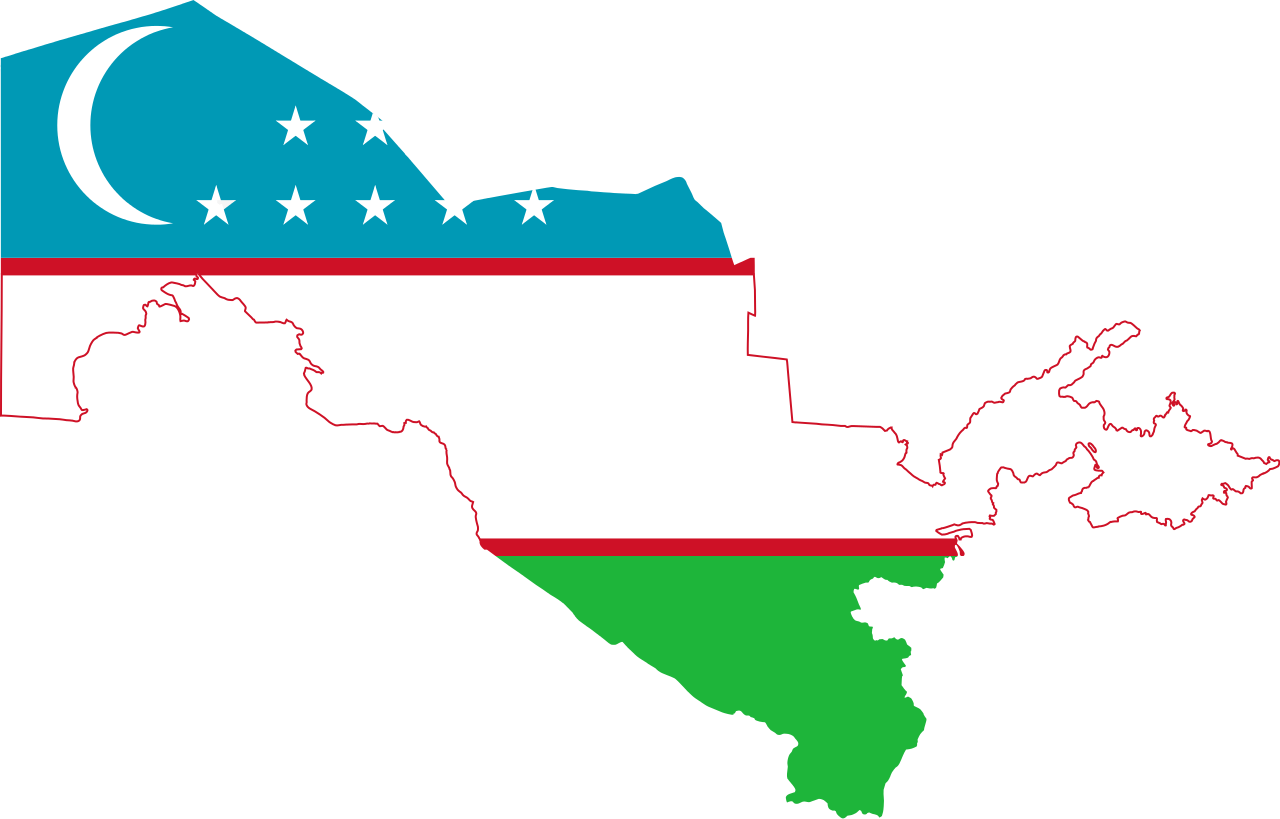 Uzbekistan Flag PNG Isolated Image