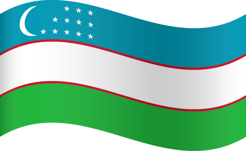 Uzbekistan Flag PNG Isolated Pic