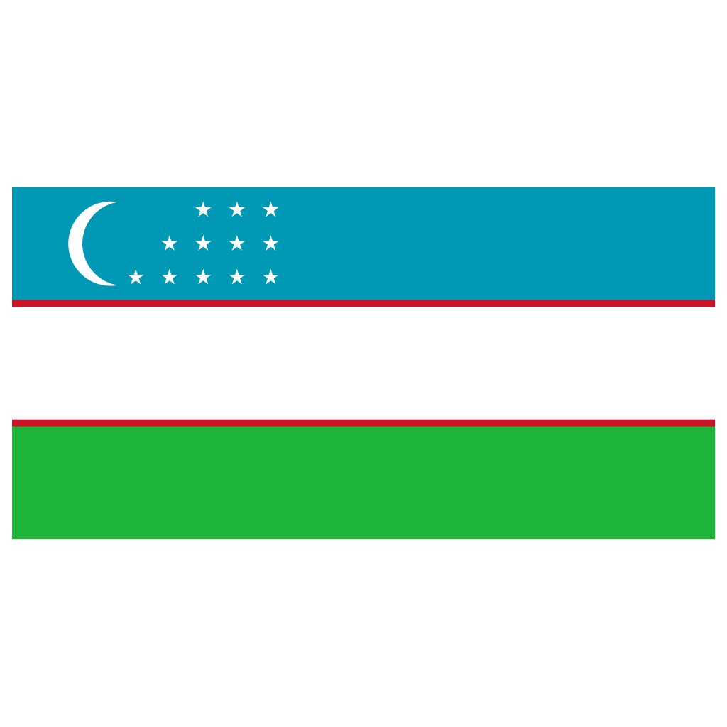 Uzbekistan Flag PNG Pic