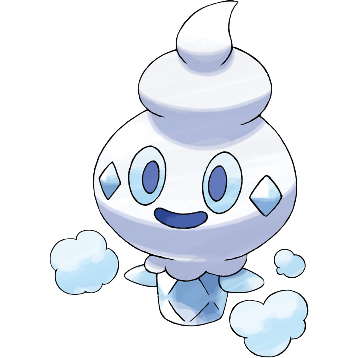 Vanillite Pokemon PNG Isolated Picture