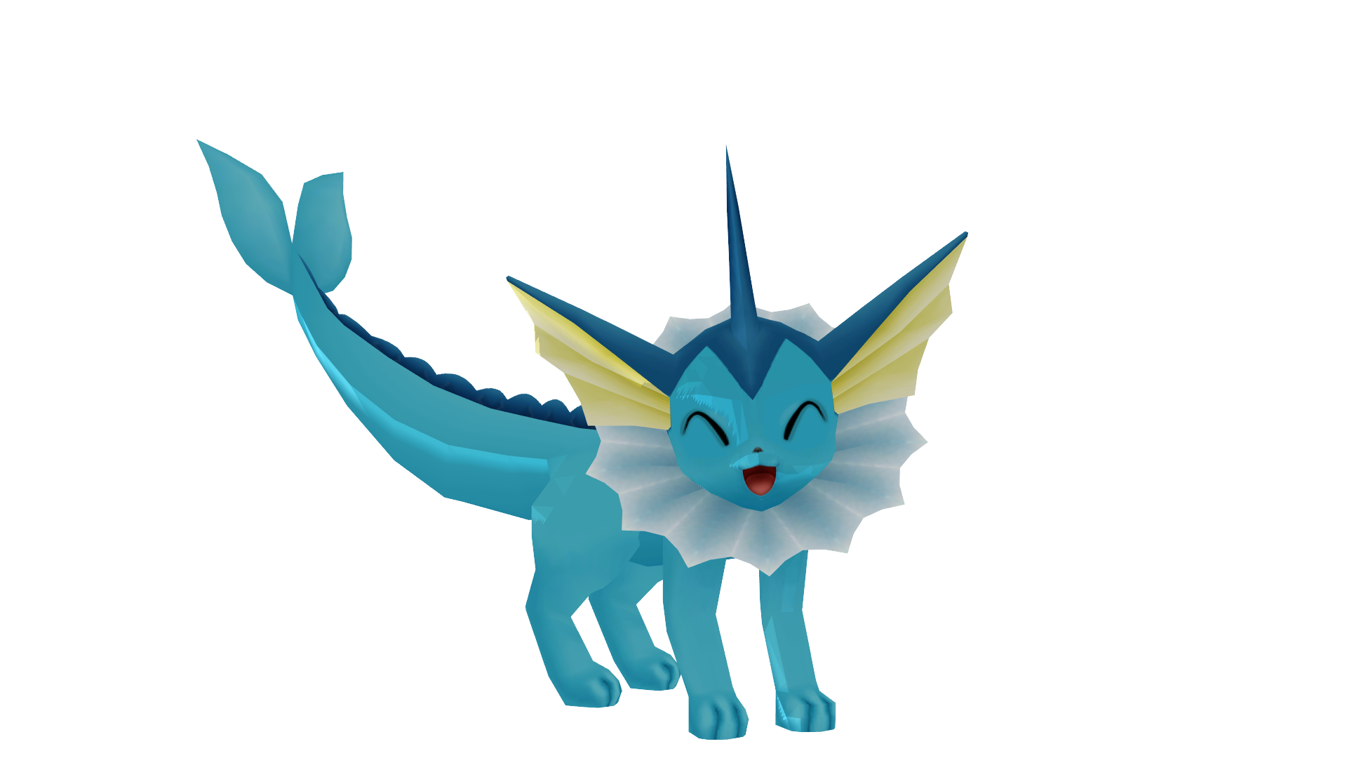 Vaporeon Pokemon PNG Isolated Picture