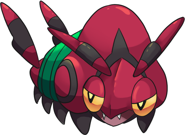 Venipede Pokemon PNG Isolated Photo