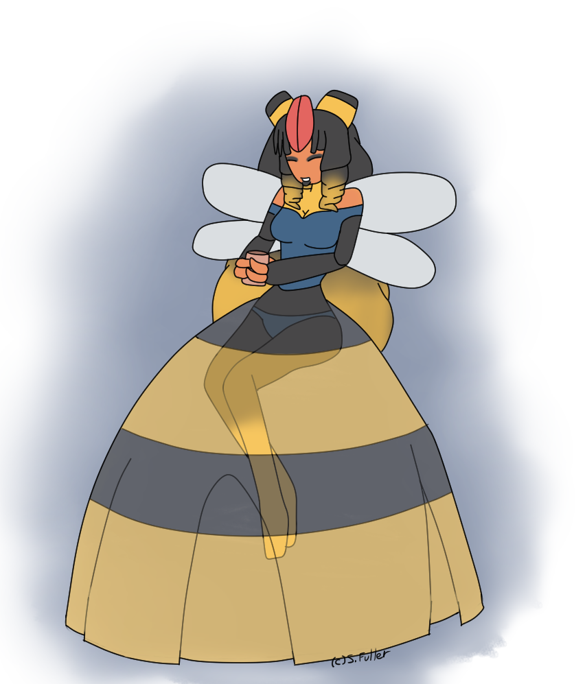 Vespiquen Pokemon PNG Background Image