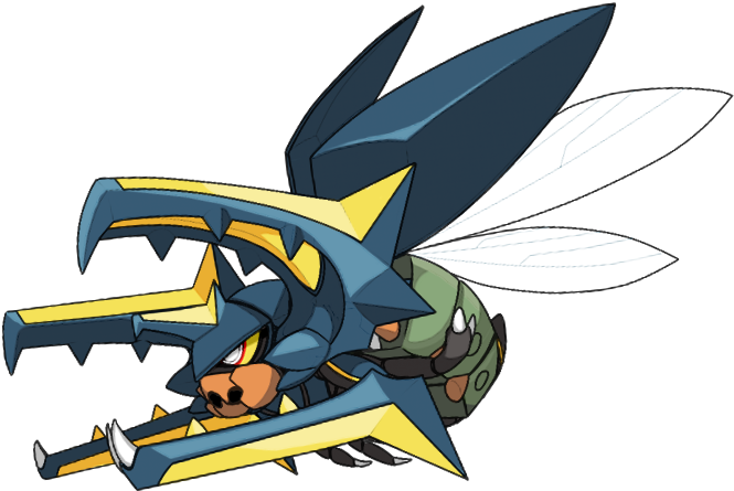 Vikavolt Pokemon PNG Isolated Picture