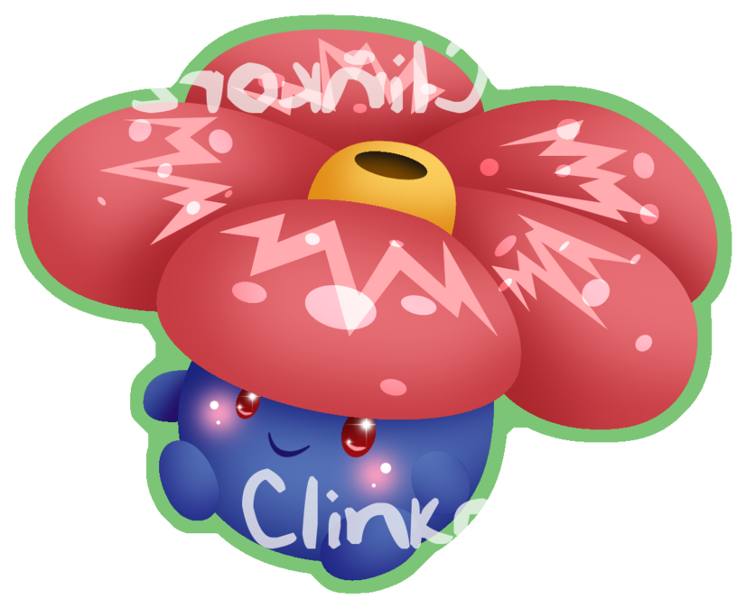 Vileplume Pokemon PNG Isolated Clipart