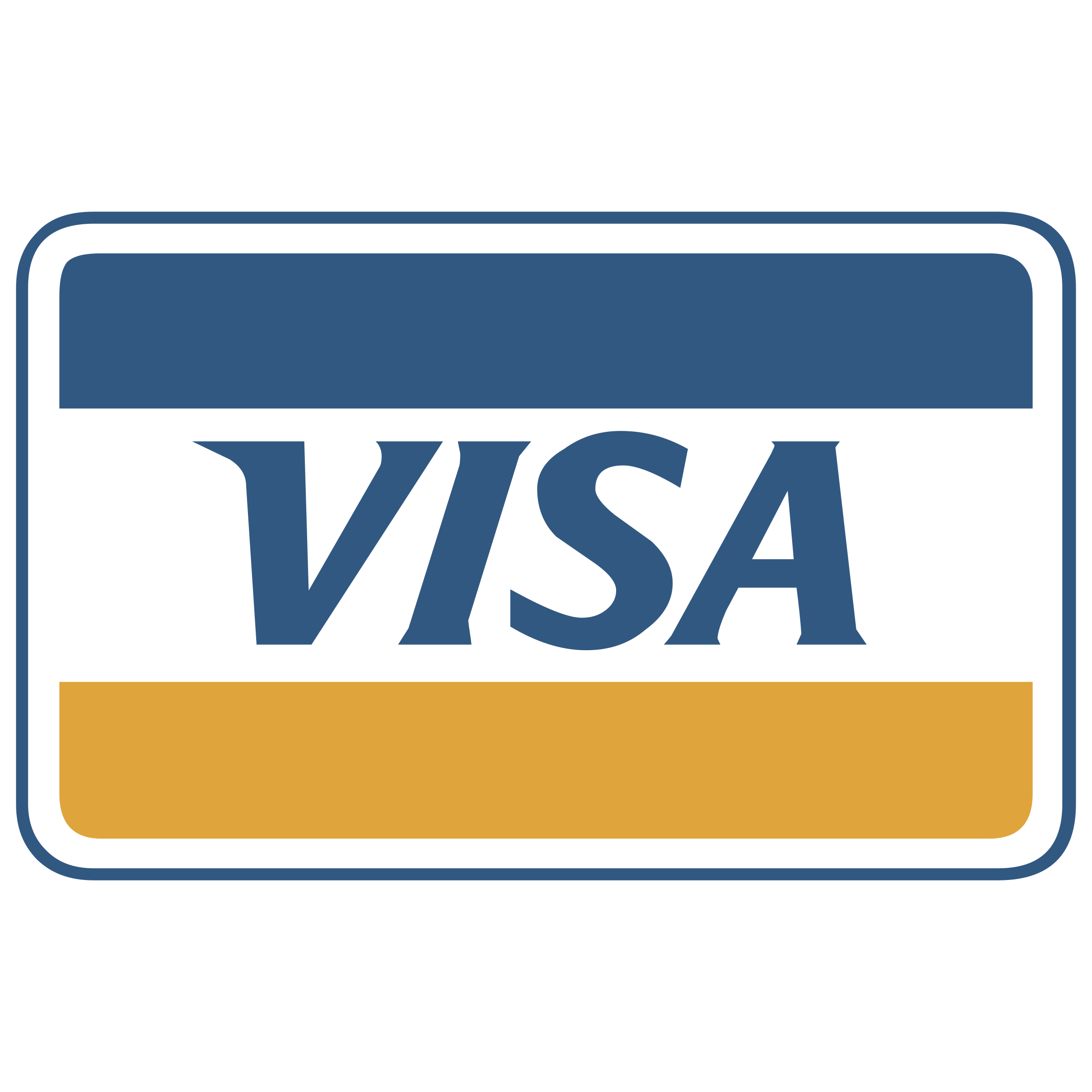 Visa Card Logo PNG Isolated Image