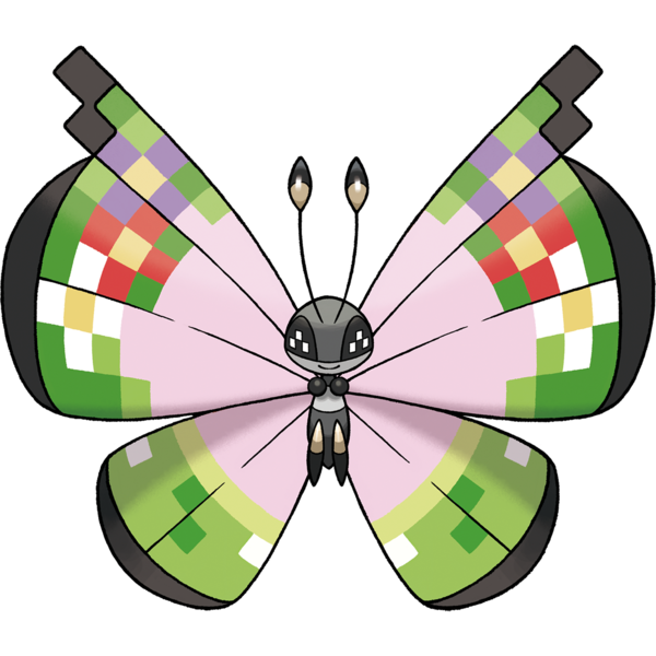 Vivillon Pokemon PNG Isolated HD Pictures