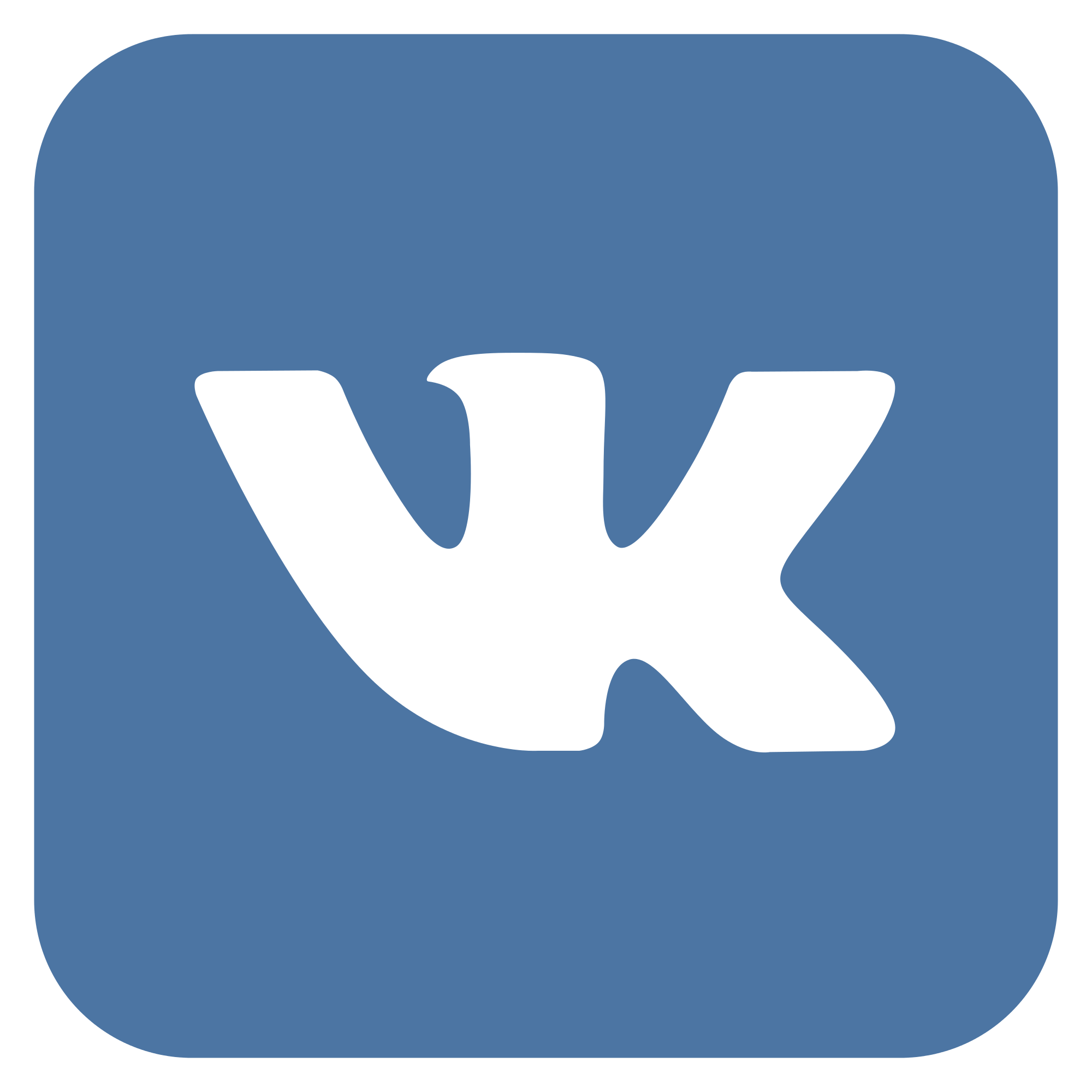 Vkontakte Logo Background Isolated PNG