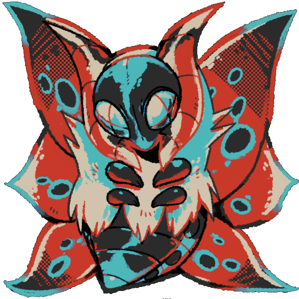 Volcarona Pokemon PNG Isolated Picture