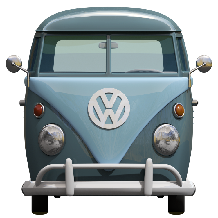 Volkswagen Bus PNG Isolated HD