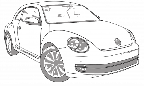 Volkswagen Fusca PNG HD Isolated