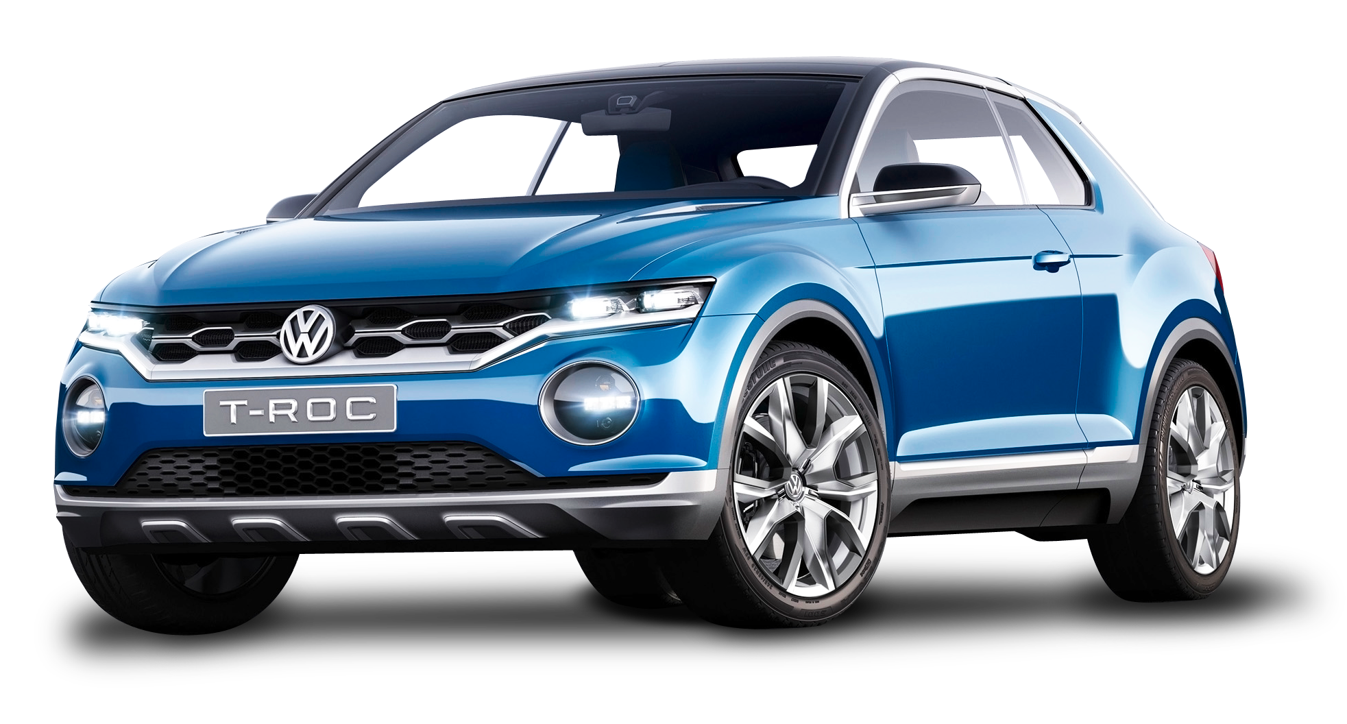 Volkswagen T-Roc R PNG Isolated HD