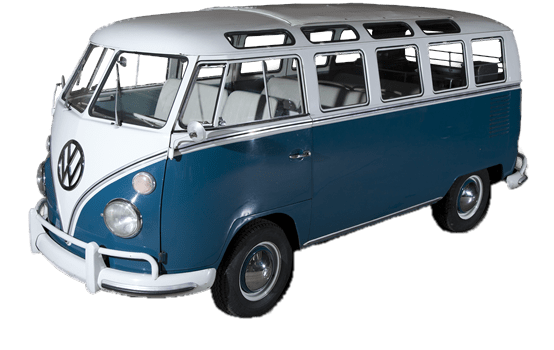 Volkswagen T1 Hippie PNG Isolated Pic