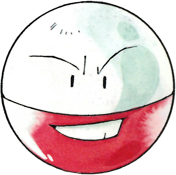 Voltorb Pokemon PNG Isolated File