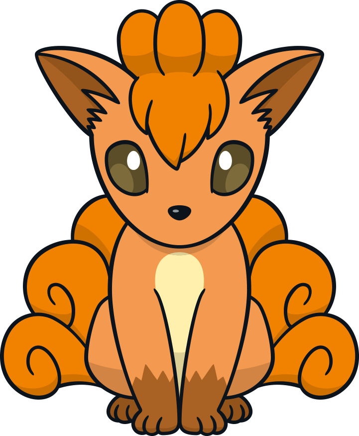 Vulpix Pokemon PNG Isolated HD