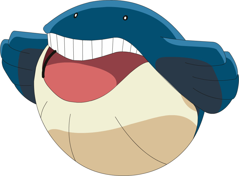 Wailmer Pokemon PNG Isolated Picture
