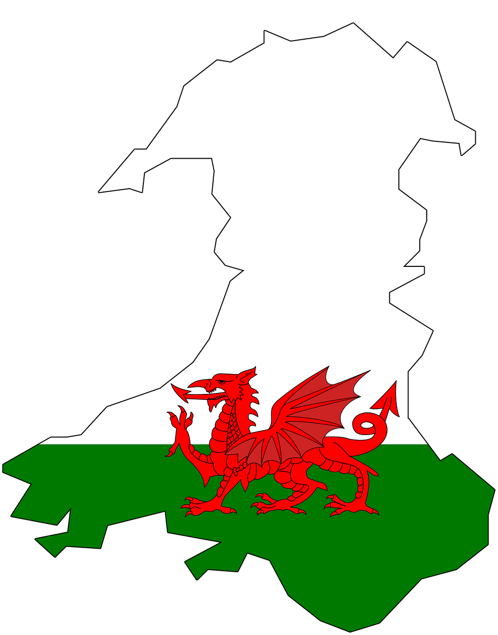 Wales Flag PNG Isolated HD