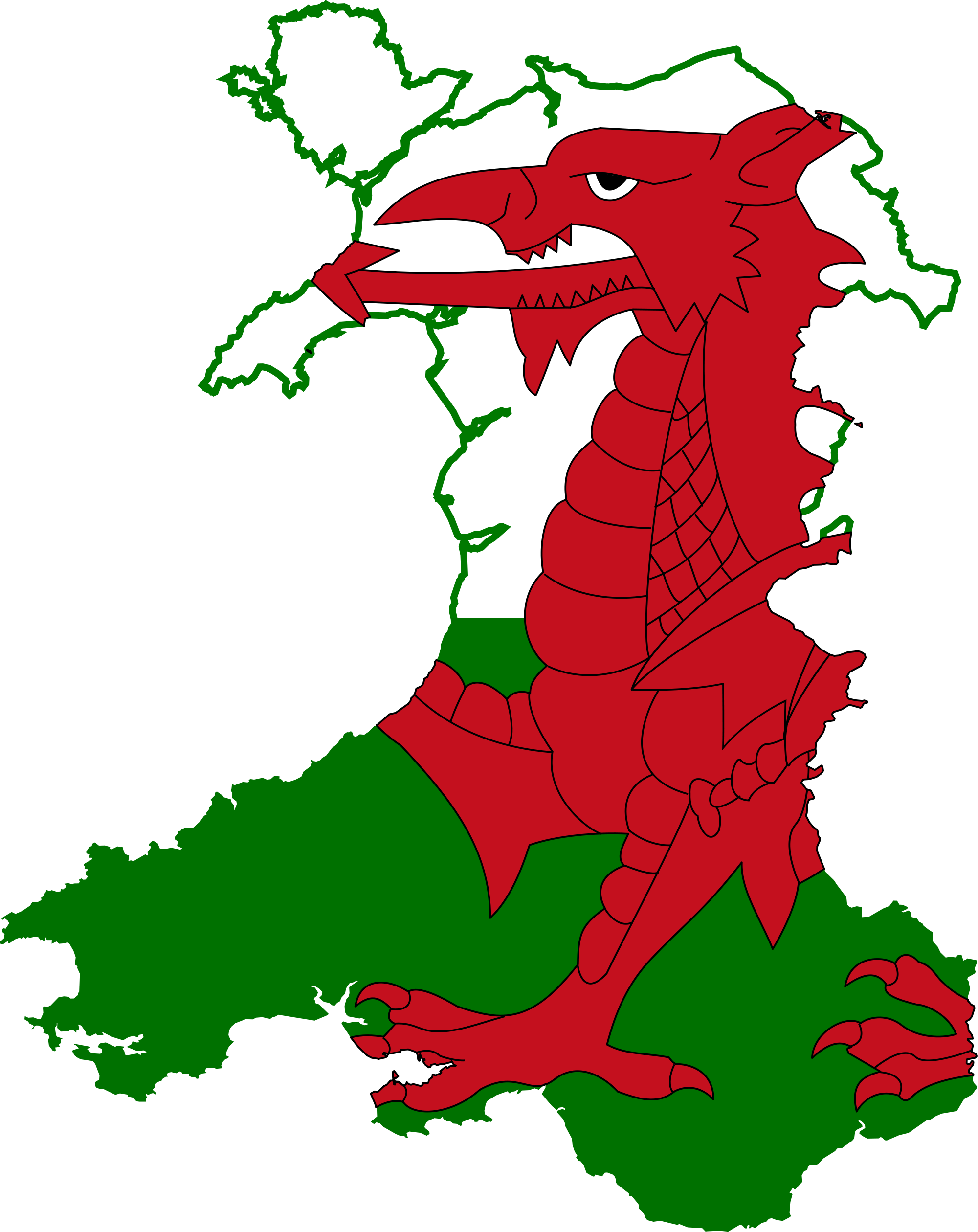 Wales Flag PNG Transparent