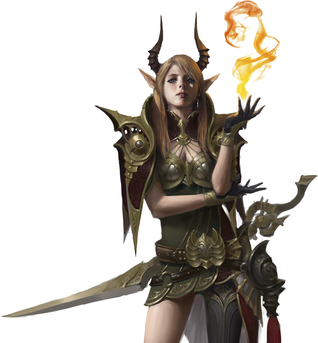 Warrior PNG Isolated Image