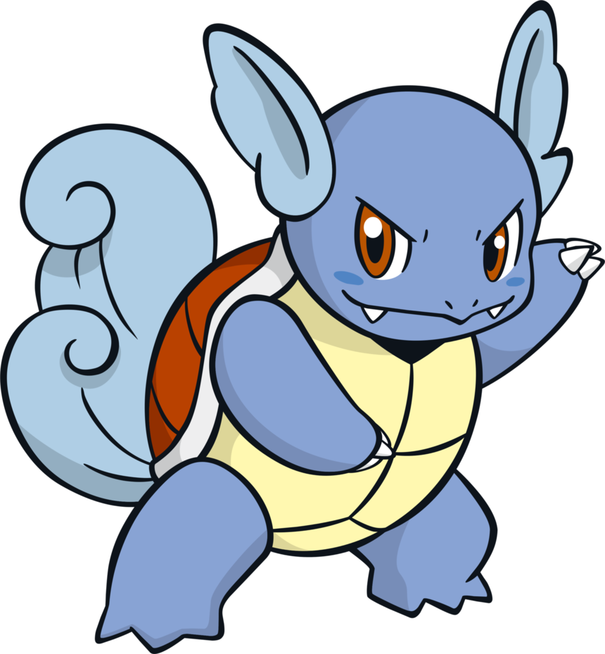 Wartortle Pokemon PNG Isolated Photos