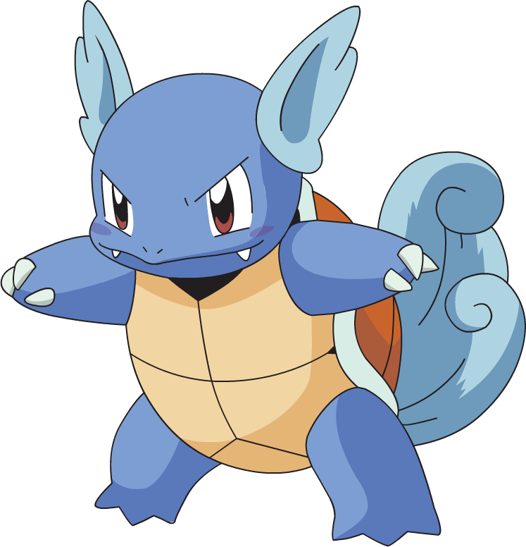 Wartortle Pokemon Transparent Isolated PNG